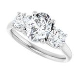 14K White Gold 1 3/4 CTW Lab-Grown Diamond Engagement Ring