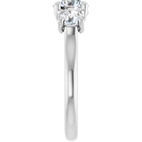 14K White Gold 1 3/4 CTW Lab-Grown Diamond Engagement Ring