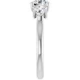 14K White Gold 1 3/4 CTW Lab-Grown Diamond Engagement Ring