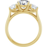 14K Yellow Gold 2 1/2 CTW Lab-Grown Diamond Engagement Ring