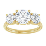 14K Yellow Gold 2 1/2 CTW Lab-Grown Diamond Engagement Ring
