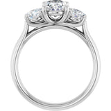 14K White Gold 1 3/4 CTW Lab-Grown Diamond Engagement Ring