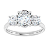 14K White Gold 1 3/4 CTW Lab-Grown Diamond Engagement Ring