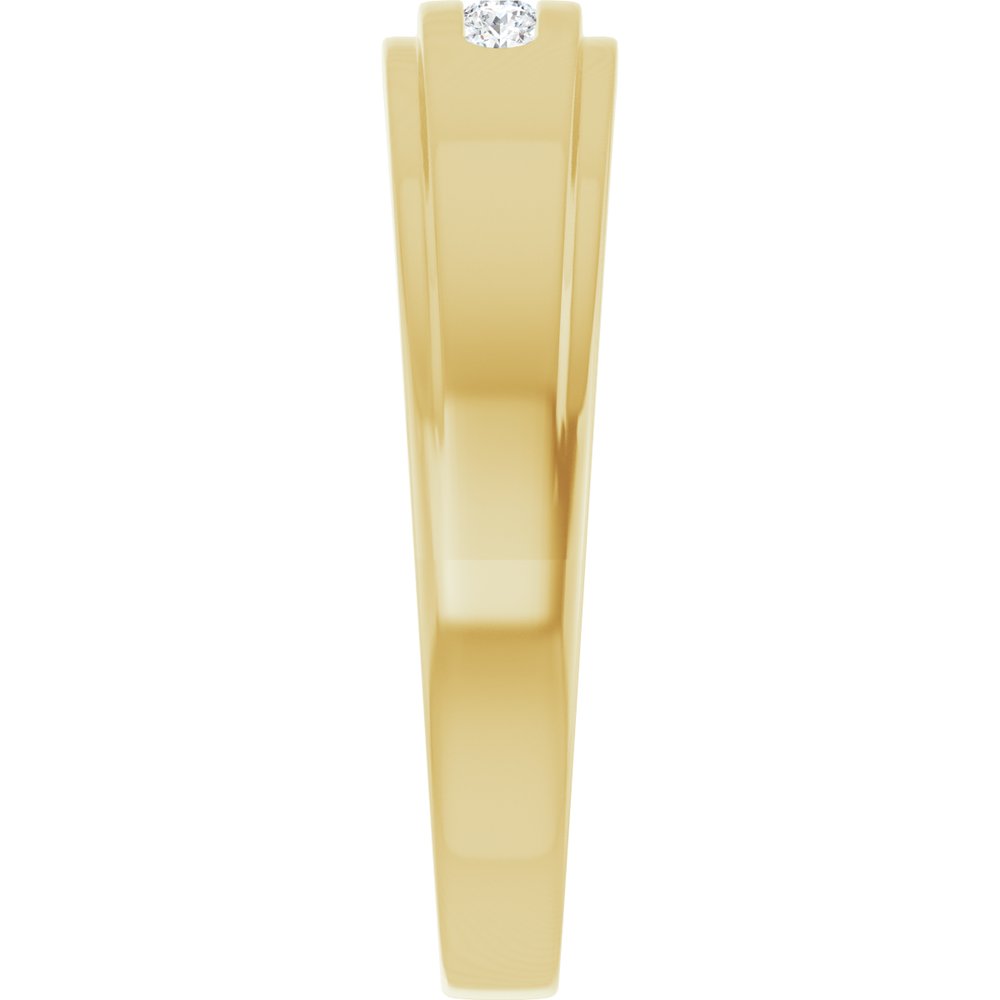 14K Yellow 1/6 CTW Natural Diamond 5-Stone Band