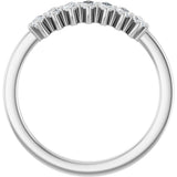 14K White Gold 1/2 CTW Lab-Grown Diamond Anniversary Band