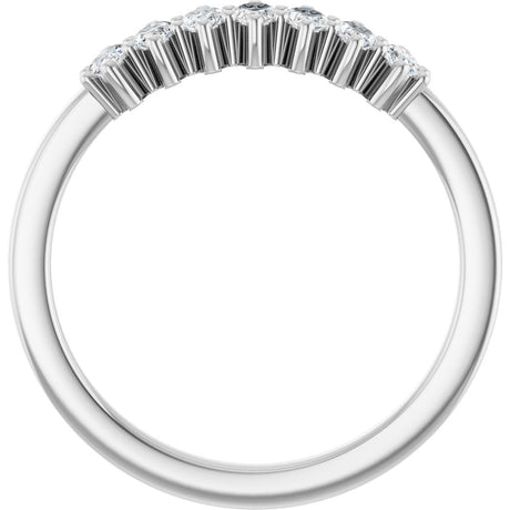 14K White Gold 1/2 CTW Lab-Grown Diamond Anniversary Band