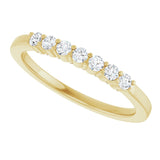 14K Yellow Gold 1/5 CTW Lab-Grown Diamond Anniversary Band