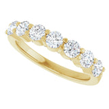 14K Yellow Gold 1 CTW Natural Diamond Anniversary Band