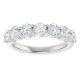 Platinum 1 1/2 CTW Lab-Grown Diamond Anniversary Band
