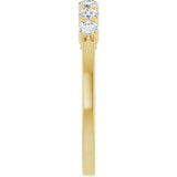 14K Yellow Gold 3/8 CTW Natural Diamond Anniversary Band