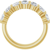14K Yellow Gold 2 1/2 CTW Lab-Grown Diamond Anniversary Band