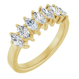 14K Yellow Gold 7/8 CTW Lab-Grown Diamond Anniversary Band