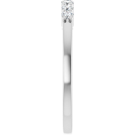 14K White Gold 1/5 CTW Natural Diamond Anniversary Band