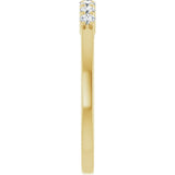 14K Yellow Gold 1/5 CTW Lab-Grown Diamond Anniversary Band