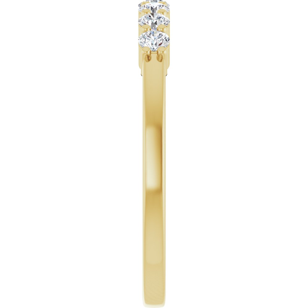 14K Yellow Gold 1/3 CTW Lab-Grown Diamond Anniversary Band