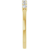 14K Yellow Gold 1/3 CTW Lab-Grown Diamond Anniversary Band