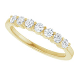 14K Yellow Gold 3/8 CTW Lab-Grown Diamond Anniversary Band