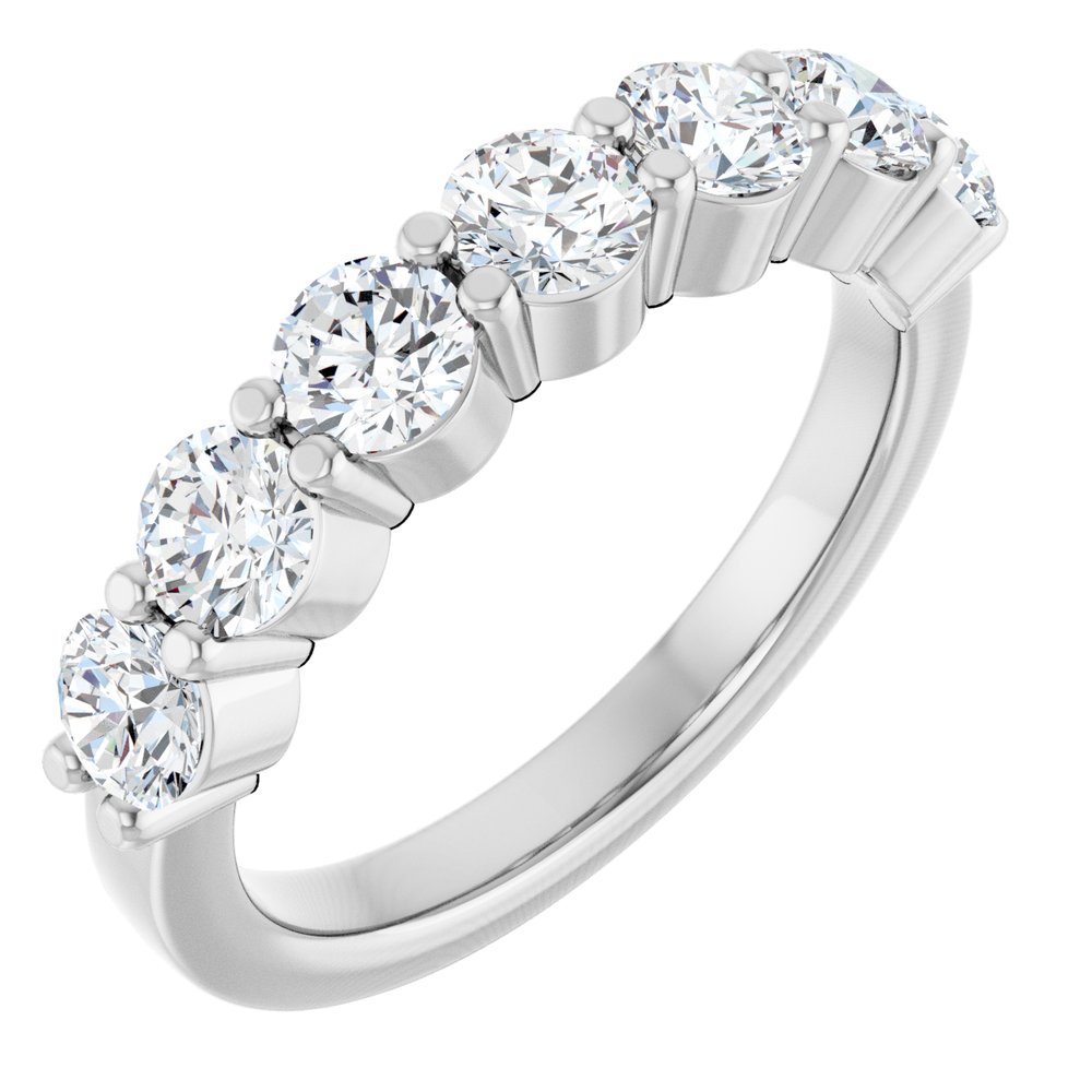14K White Gold 1 1/2 CTW Lab-Grown Diamond Anniversary Band