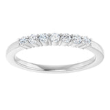 14K White Gold 1/5 CTW Lab-Grown Diamond Anniversary Band
