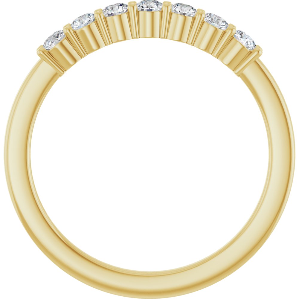 14K Yellow Gold 1/3 CTW Lab-Grown Diamond Anniversary Band