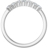Platinum 1/3 CTW Lab-Grown Diamond Anniversary Band