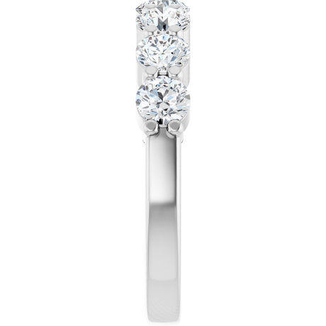 14K White Gold 1 1/2 CTW Lab-Grown Diamond Anniversary Band