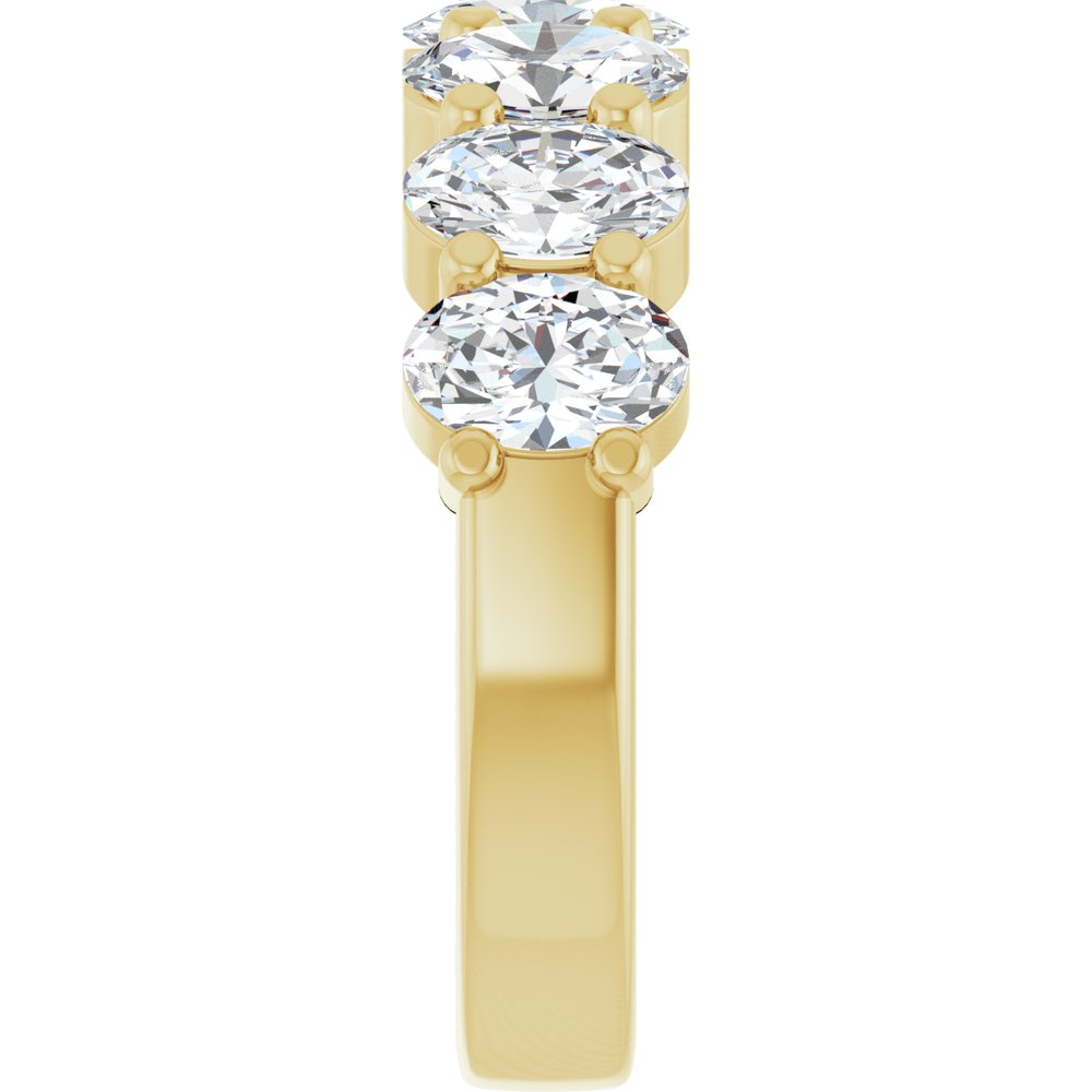 14K Yellow Gold 2 1/2 CTW Lab-Grown Diamond Anniversary Band