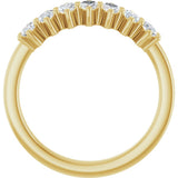 14K Yellow Gold 7/8 CTW Lab-Grown Diamond Anniversary Band