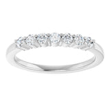 Platinum 1/3 CTW Lab-Grown Diamond Anniversary Band
