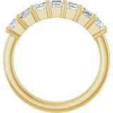 14K Yellow Gold 1 1/6 CTW Lab-Grown Diamond Anniversary Band