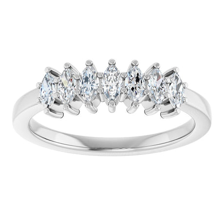 14K White Gold 1/2 CTW Lab-Grown Diamond Anniversary Band