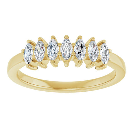 14K Yellow Gold 1/2 CTW Lab-Grown Diamond Anniversary Band