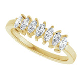 14K Yellow Gold 1/2 CTW Lab-Grown Diamond Anniversary Band
