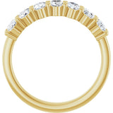 14K Yellow Gold 1 1/3 CTW Lab-Grown Diamond Anniversary Band