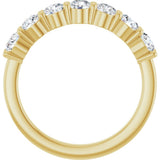 14K Yellow Gold 1 CTW Natural Diamond Anniversary Band