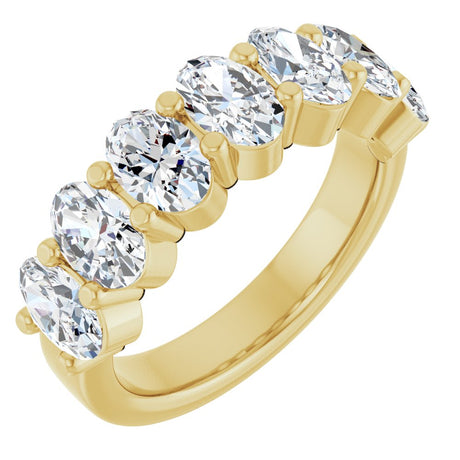 14K Yellow Gold 2 1/2 CTW Lab-Grown Diamond Anniversary Band