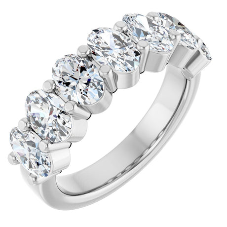14K White Gold 2 1/2 CTW Lab-Grown Diamond Anniversary Band