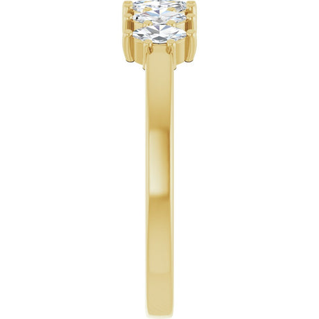 14K Yellow Gold 1/2 CTW Lab-Grown Diamond Anniversary Band