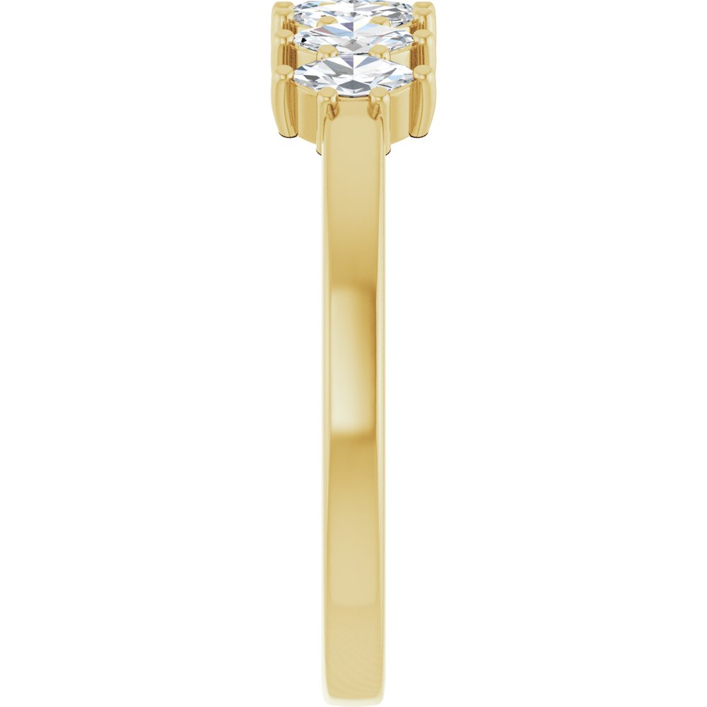 14K Yellow Gold 1/2 CTW Lab-Grown Diamond Anniversary Band