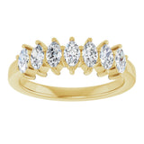 14K Yellow Gold 7/8 CTW Natural Diamond Anniversary Band