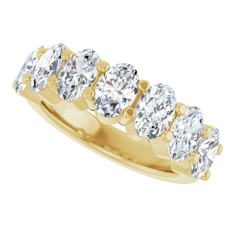 14K Yellow Gold 2 1/2 CTW Lab-Grown Diamond Anniversary Band
