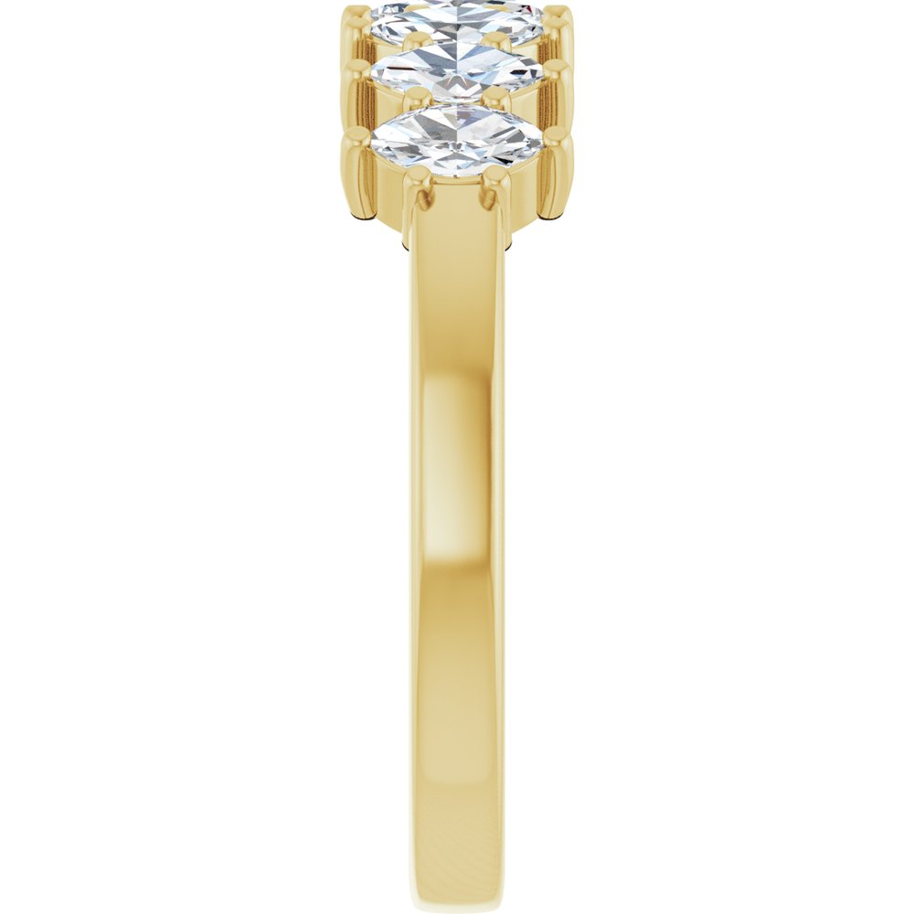 14K Yellow Gold 7/8 CTW Natural Diamond Anniversary Band