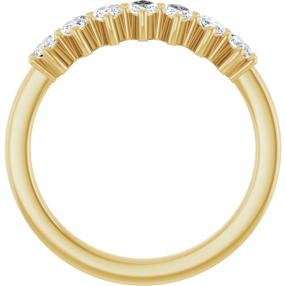 14K Yellow Gold 7/8 CTW Natural Diamond Anniversary Band