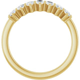 14K Yellow Gold 7/8 CTW Natural Diamond Anniversary Band