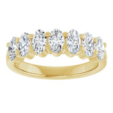 14K Yellow 1 1/3 CTW Lab-Grown Diamond Anniversary Band