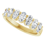 14K Yellow Gold 1 1/3 CTW Lab-Grown Diamond Anniversary Band