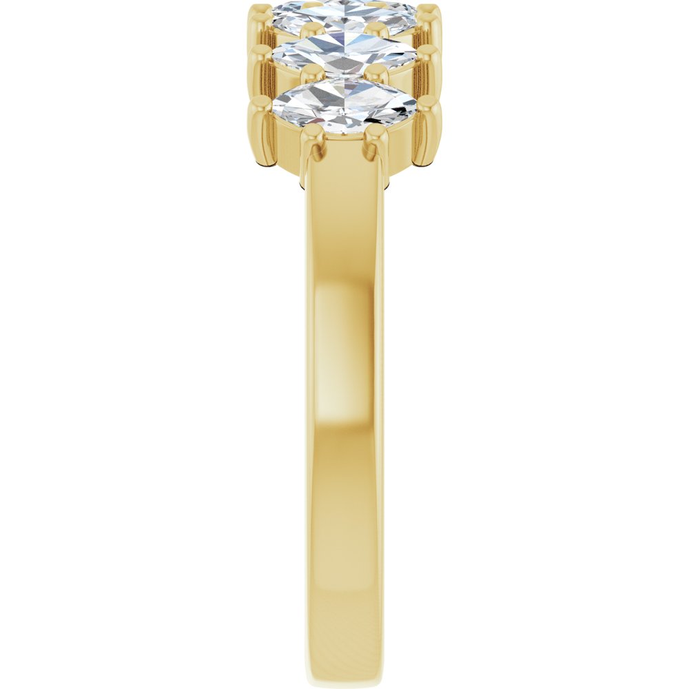 14K Yellow Gold 7/8 CTW Lab-Grown Diamond Anniversary Band