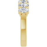 14K Yellow 1 1/3 CTW Lab-Grown Diamond Anniversary Band