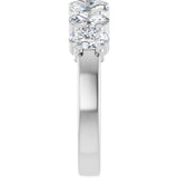 14K White Gold 1 1/3 CTW Lab-Grown Diamond Anniversary Band