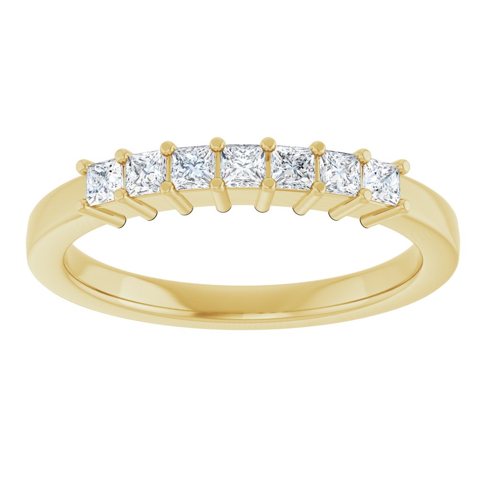 14K Yellow Gold 1/3 CTW Lab-Grown Diamond Anniversary Band